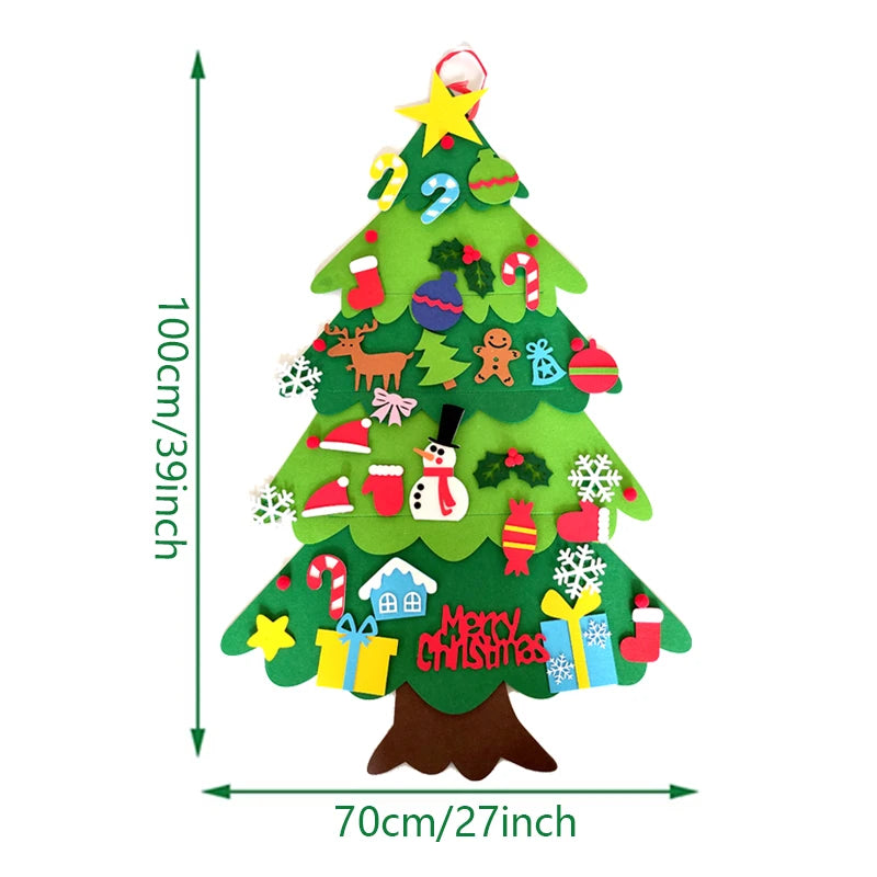 Árvore de Natal Montessori + Brinde Fio de Led 5 Metros