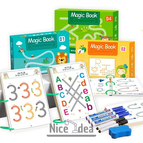 Caderno de Traço e Desenho Infantil - MagicBook - Cazza