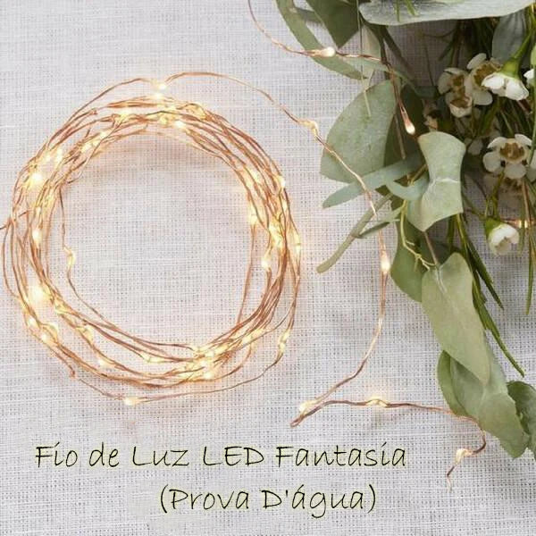 Fio de Luz LED Fantasia (Prova D'água) - Cazza